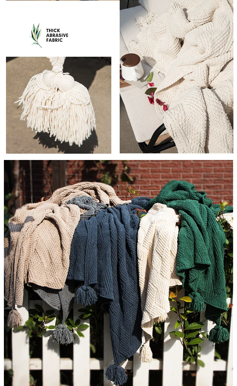 REGINA Nordic Chenille Throw Blanket