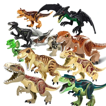 

Jurassic Dinosaurs World Park Dinosaur Raptor protection zone Building Blocks Set Kids Toys juguete