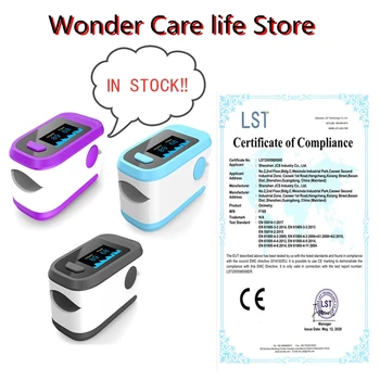 

IN STOCK! Blood Oxygen Monitor Pulse Oximeter Oxygen Saturation Monitor SpO2 Oximetry Monitor Without Battery Fast Shipping