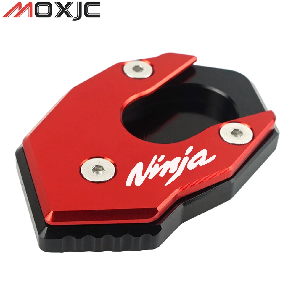 CNC ˷̴ ձ   ̵ ĵ е ÷Ʈ Kickstand Enlarger Support Extension For KAWASAKI Ninja250 Ninja300