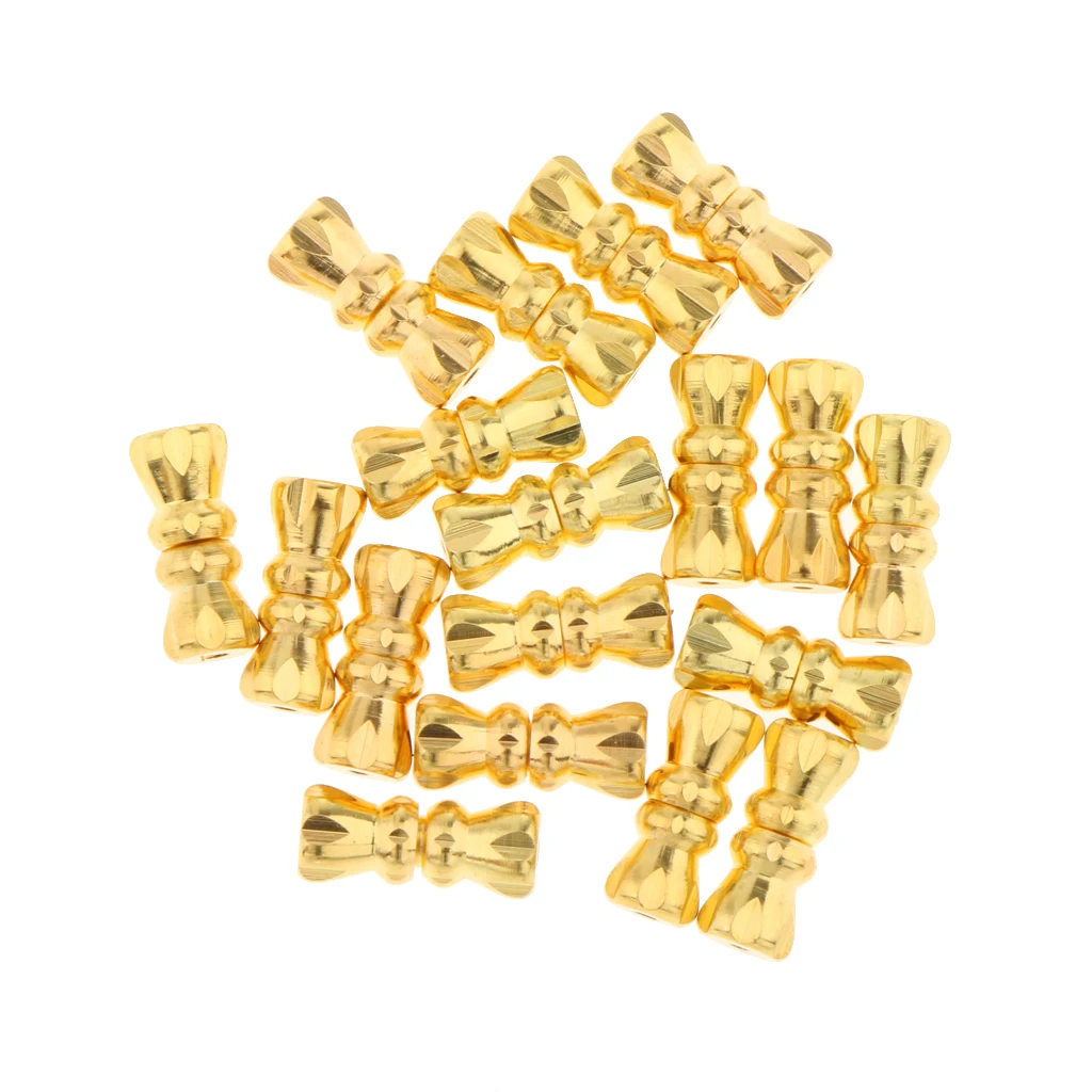 20pcs Gold Metal Screw Clasps Barrel Buckle DIY Jewelry Findings Connectors