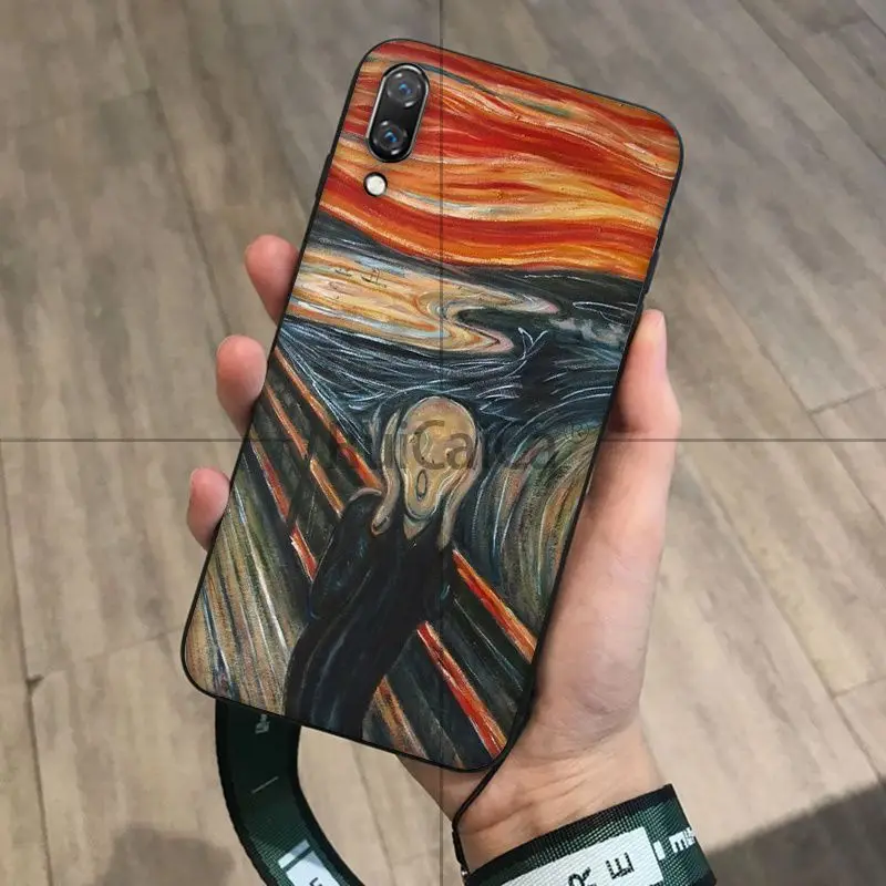 Scream by Munch Funny Arting cat