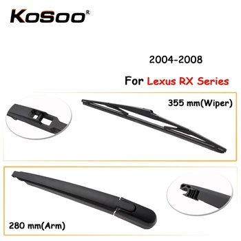 

KOSOO Auto Rear Car Wiper Blade For Lexus RX Series,355mm 2004-2008 Rear Window Windshield Wiper Blades Arm,Car Accessories