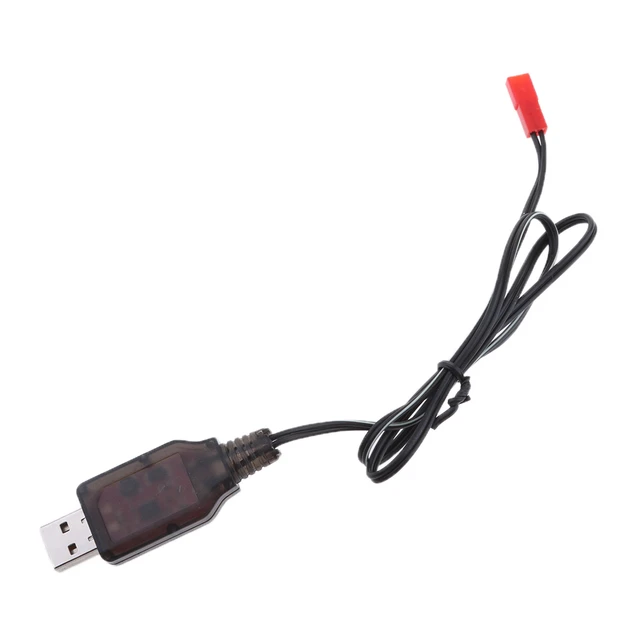 Câble de chargeur de batterie pour importateur RC, prise USB vers JST,  règlement NI-laissée, CD