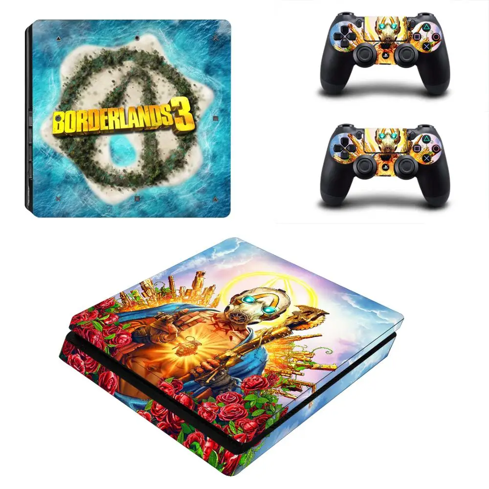 Игра Borderlands 3 PS4 тонкая кожа Виниловая наклейка стикер для Dualshock Playstation 4 консоль и