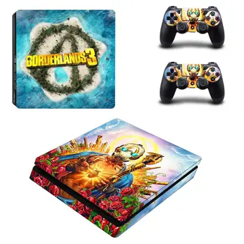 

Game Borderlands 3 PS4 Slim Skin Sticker Decal Vinyl for Dualshock Playstation 4 Console and Controller PS4 Slim Skin Stickers