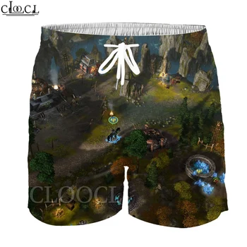 

CLOOCL Kids Game Heroes of Might & Magic Children's Fashion Short Pant 3D Print Casual Boy Korean Version of Summer New Wild