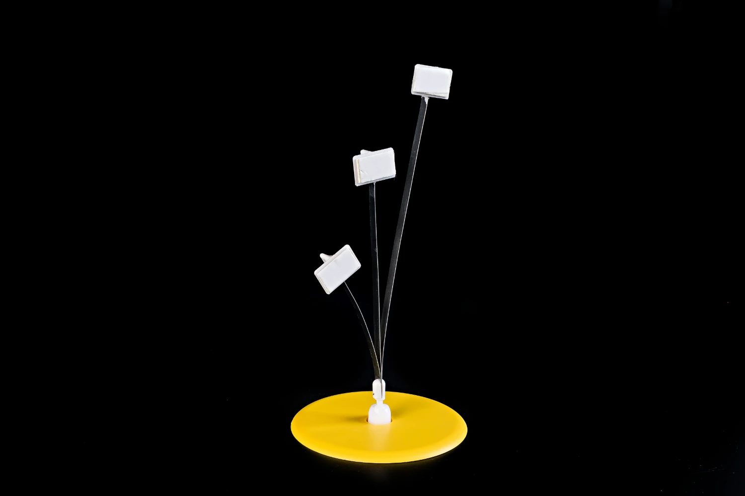

Disc Rocking Sign Stand Holder Rotating Bean Promotion price card display