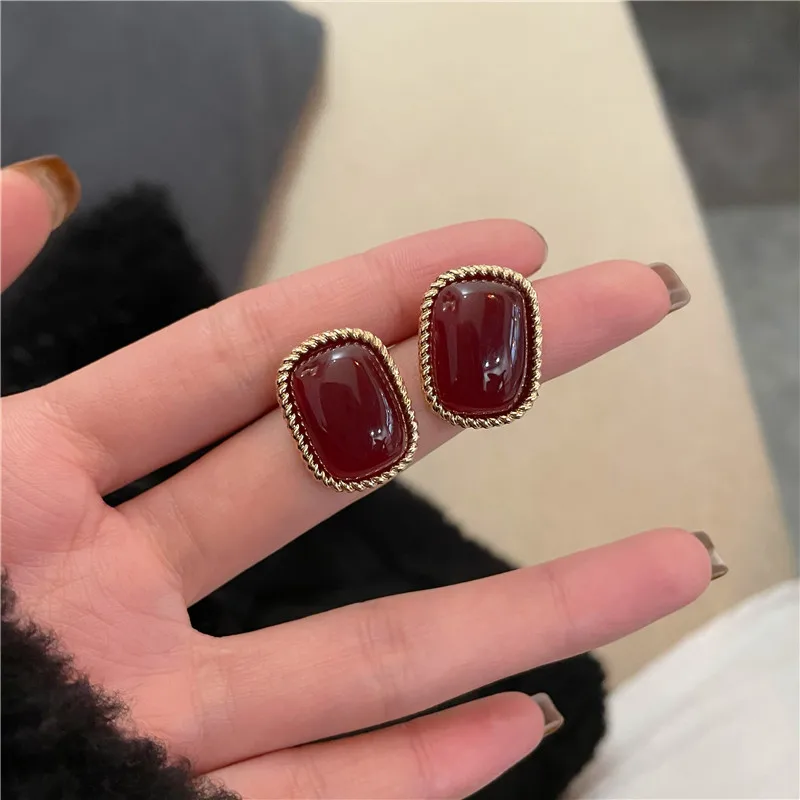 S925 наборе серебристых спиц из Красной площади серьги светильник Высокое
