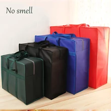 Очень большая дорожная сумка, переносная сумка, ткань Оксфорд, сумка для упаковки багажа, водонепроницаемая, 30л 100л 130л, толстая Нетканая сумка