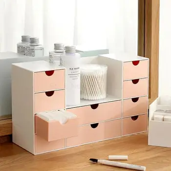 

Simple Desk Drawer Receive A Box Of Multi-functional Stationery Receive Office Multilayer Plastic Storage Box