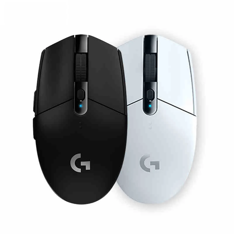 Kopen Logitech G304 Esports Spel Draadloze Muis met Usb ontvanger 12000dpi Desktop Laptop PC Originele Draagbare Gaming Muizen G102