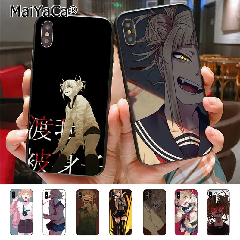Роскошный чехол MaiYaCa Himiko Toga для iPhone 5S SE 6 6s 7 8 plus X XR XS 11 pro max samsung Galaxy S6 S7 edge S8 S9 S10 |