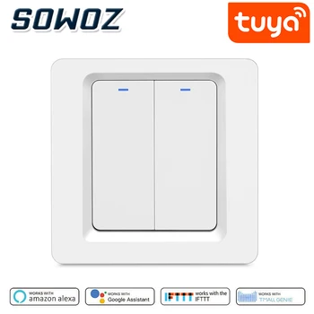 

WiFi Smart Switch smart life light switch Panel Phone Remote Control EU Push Works with Alexa amazon Google Home