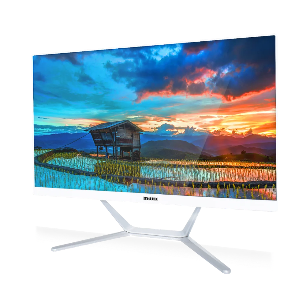 Yeni 8th işlemci dokunmatik ekran monoblok masaüstü All-in-One PC i7 8565U i5 8365U kablosuz klavye kamera 169 iss monitör