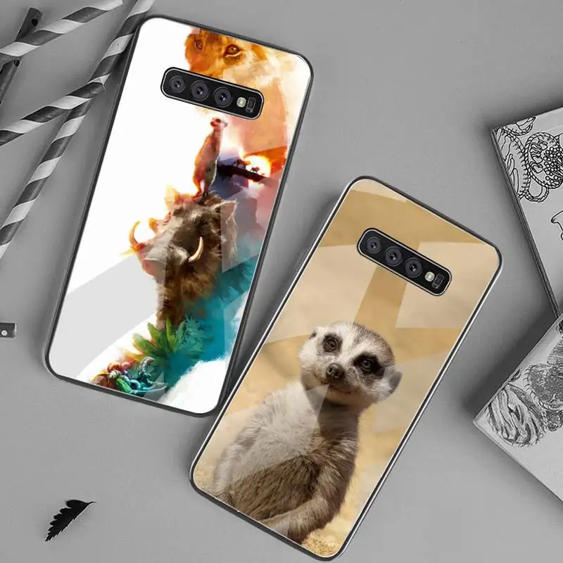 Чехол для телефона KPUSAGRT The Lion King чехол из закаленного стекла Samsung S20 Plus S7 S8 S9 S10 Note 8 9