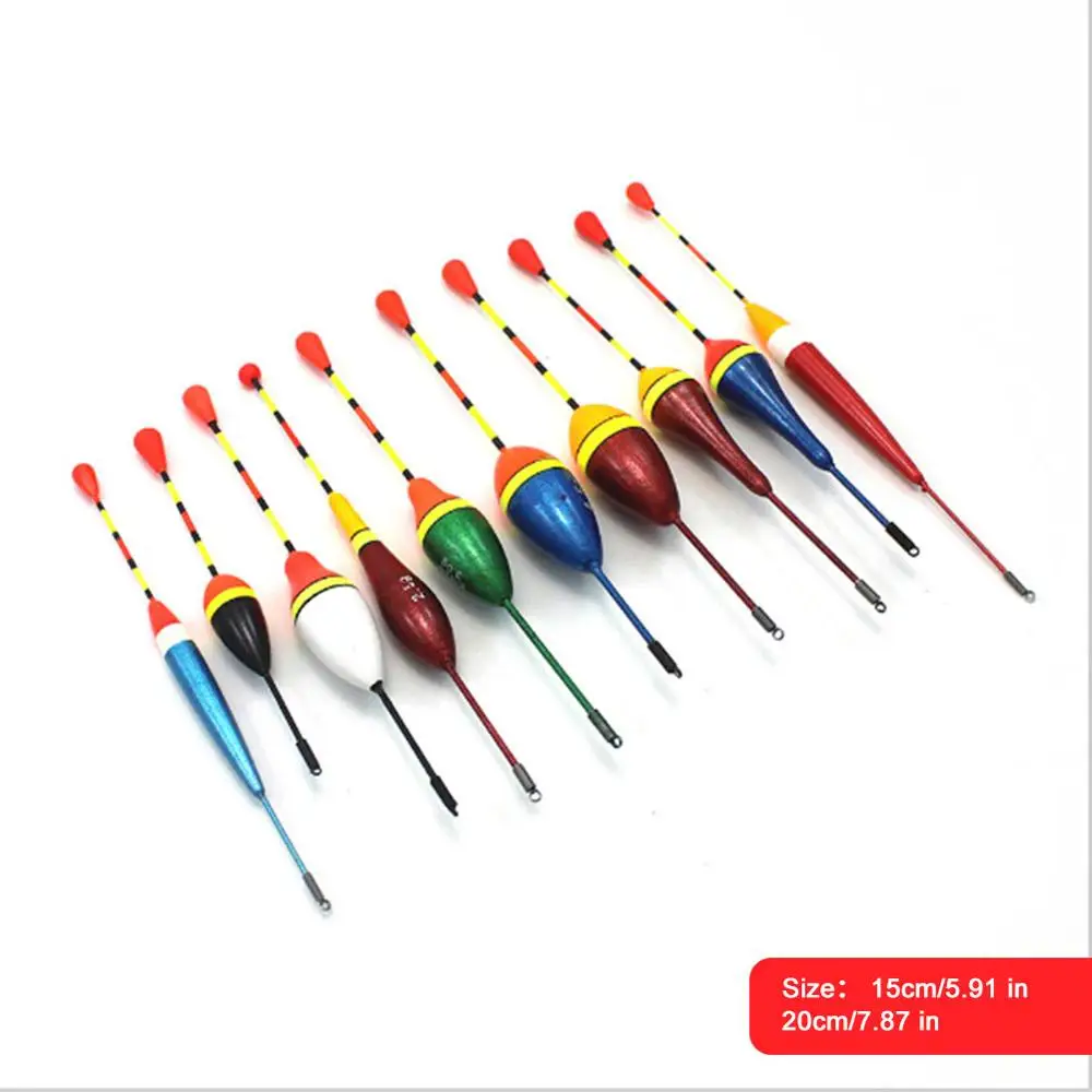 

Fishing Floats Set Foam Bobbers Mixing Styles Vertical Floats Fluctuate Mix Color Float Buoy for Fishing Accessories