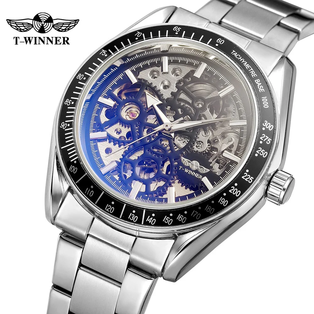 

WINNER Winner A5 Men's Mechanical Watch Fashion Heavy Industry High Quality Men's Stainless Steel Watch