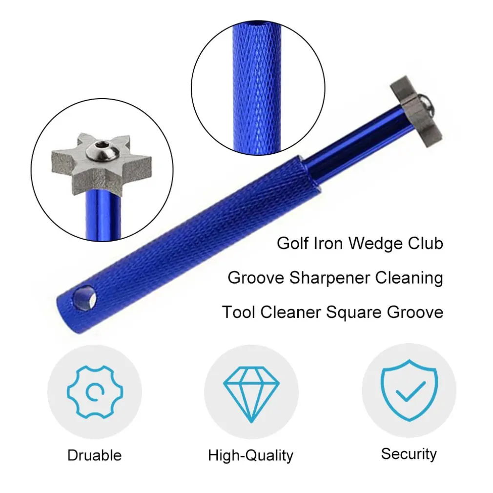 Golf Iron Wedge Club Groove Sharpener Tool Cleaner Square Groove Well Sell