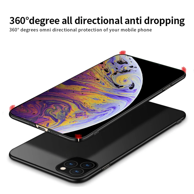 Чехол для iPhone 12 Mini ультратонкий чехол ПК Pro 7 8 Plus SE 2020 11 Max Fundas|Бамперы| |