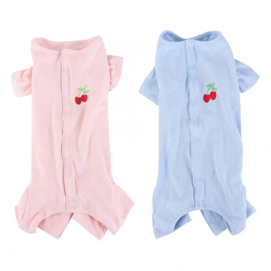 Пальто для домашних животных одежда с капюшоном JumpsuitPet наряды Собака Щенок мягкий дышащий комбинезон одежда для отдыха Одежда с ButtonFour