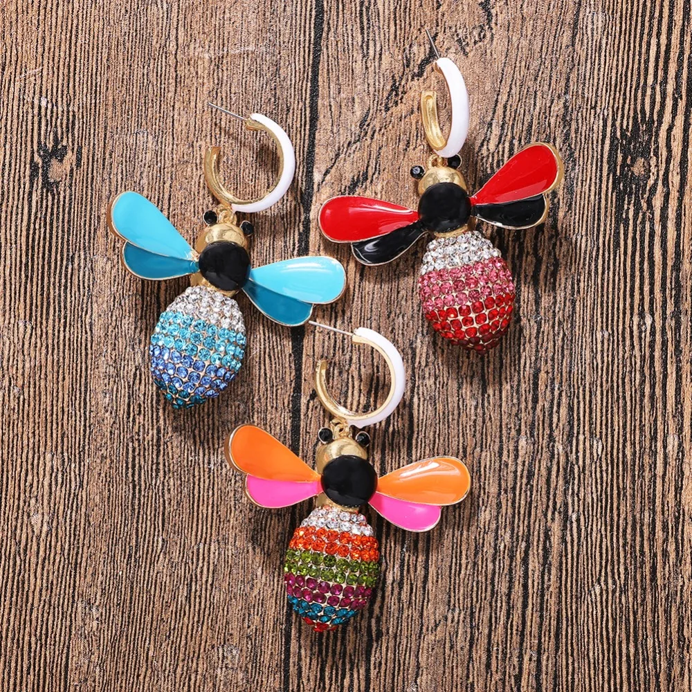 Dvacaman, металлические модные серьги обруча в виде животных, Boho, много цветов, злой глаз/лимонный кристалл, массивные серьги для женщин, подарок, макси ювелирные изделия