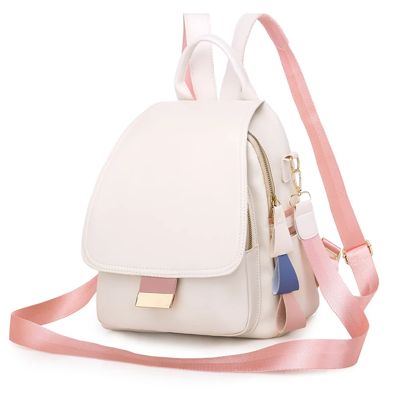 

New 2020 new fashion trend wild soft leather backpack star with the same ins super backpack