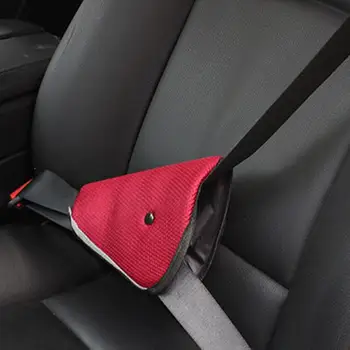 

1pc Children Car Seat Safety Belt Adjuster Triangle Fixator Automobile Seat Safety Belt Protection Cover Car Interior Decoration