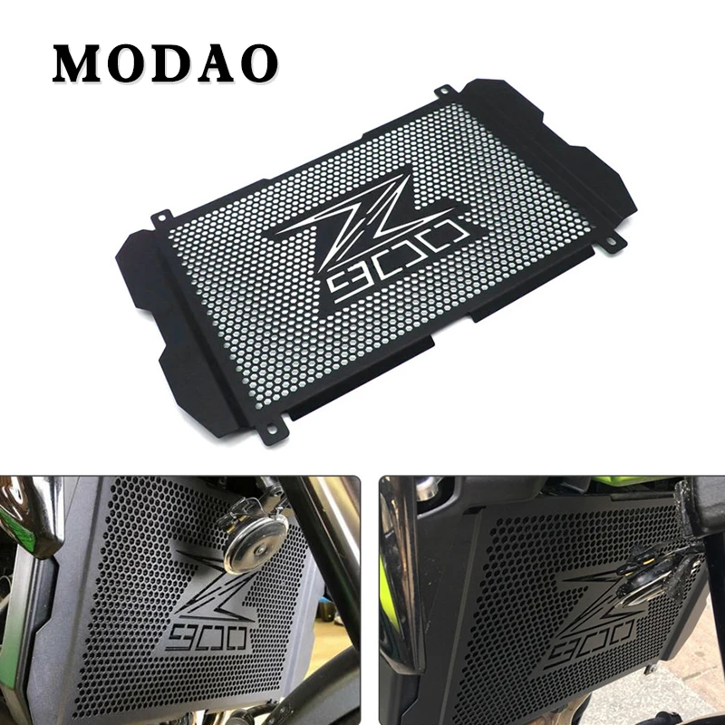 Для KAWASAKI Z900 Z 900 аксессуары для мотоциклов решетка радиатора крышка из нержавеющей стали защита двигателя логотип Z900