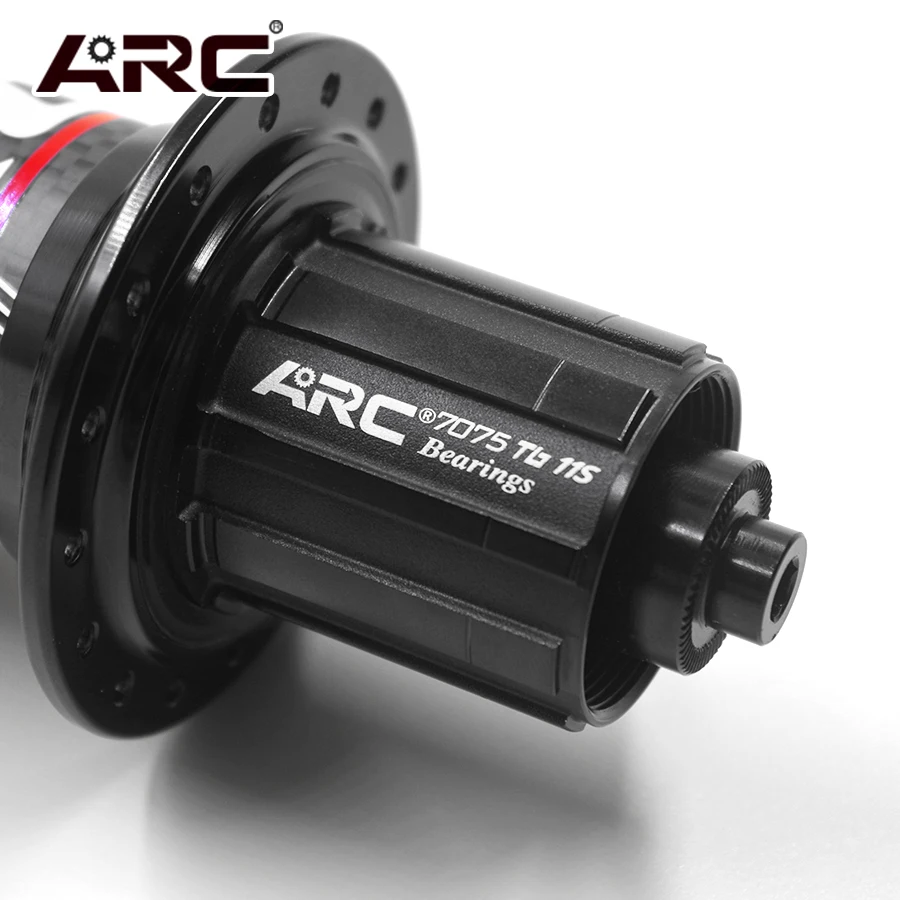 ARC Carbon QR шампуры 135 мм через 142 мм концентратор и ротор 8 9 10 11 скорость передний задний MTB горный велосипед Центральный замок 32 отверстия велосипедный концентратор