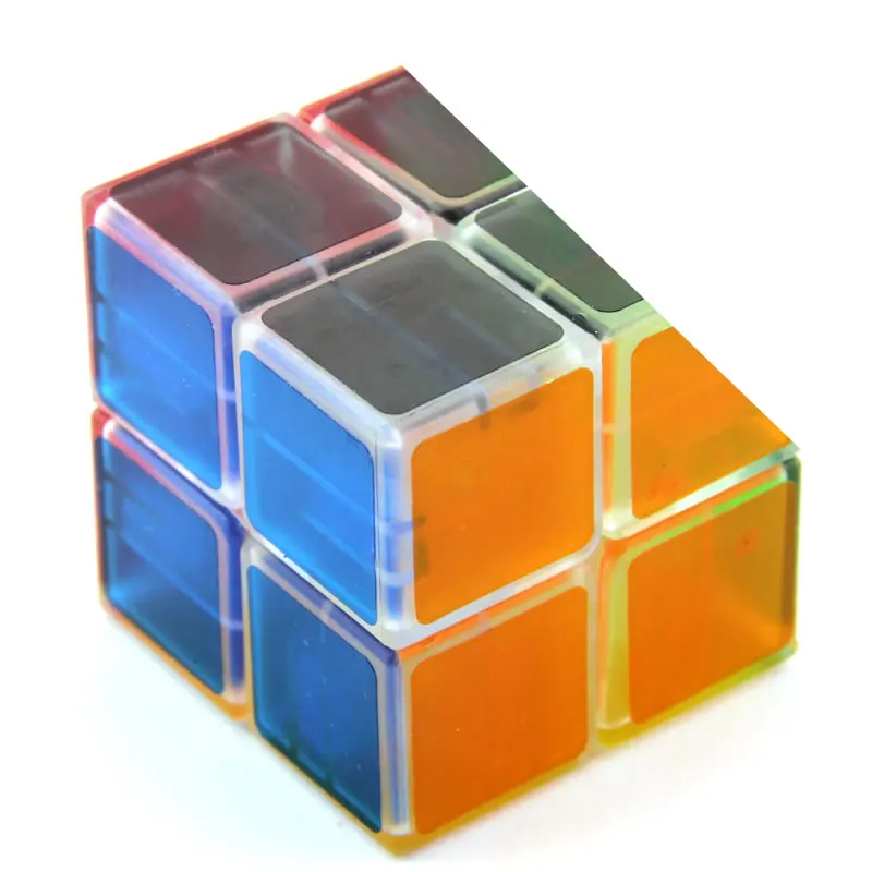 Высокое качество, LanLan, 2x2x2, волшебный куб, 2x2, прозрачная скоростная головоломка, рождественский подарок, идеи, детские игрушки для детей