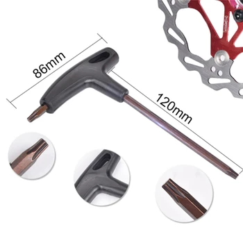 

T25 Handle Torx Wrench Mountain Bike Disc Brake Screw Installation And Removal Wrench Bicycle Tool