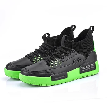 

sapatilhas Shoes Sneakers Casual deporte causal sneakers man knitting casuales para Fashion sport mesh summer casual zapatillas