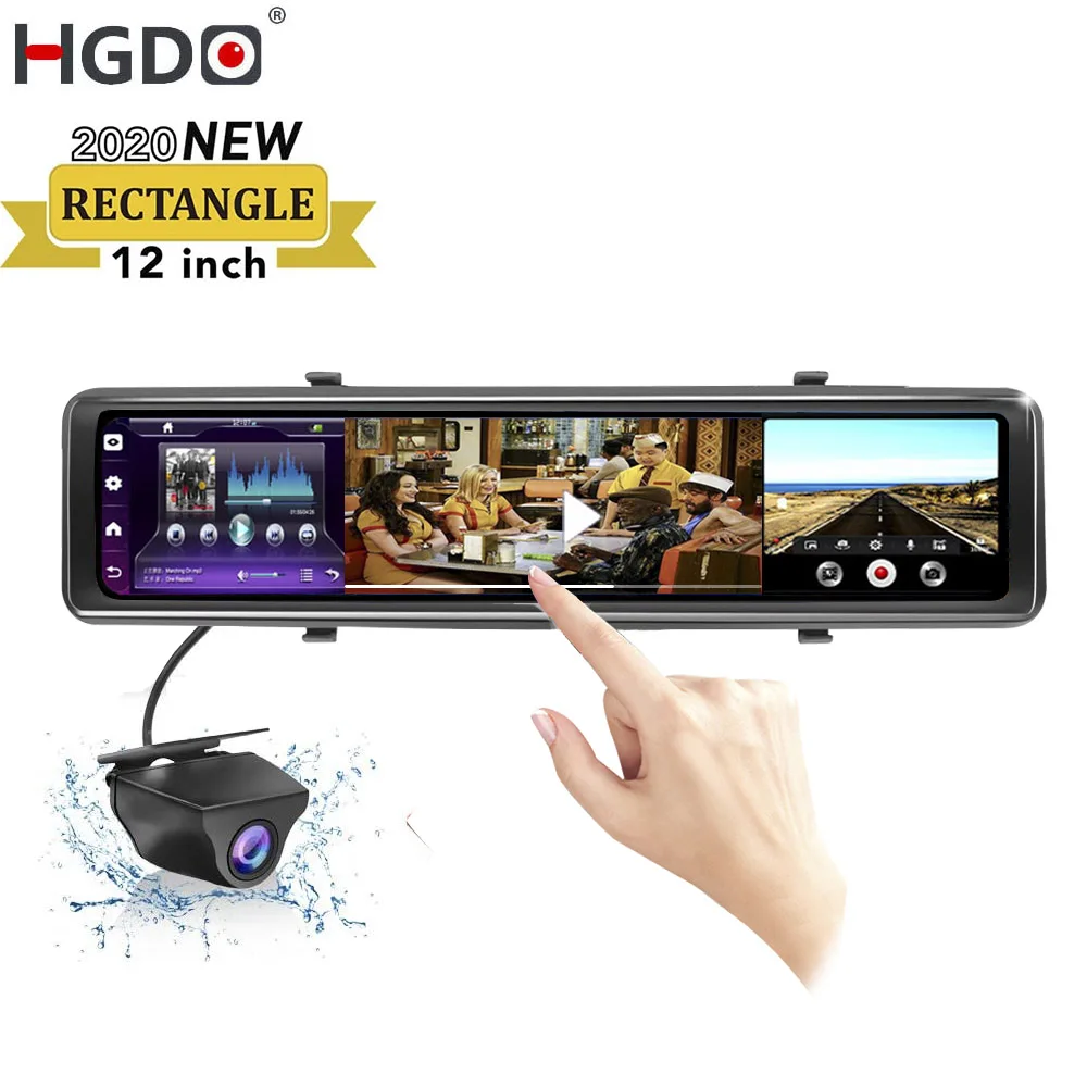 Автомобильный видеорегистратор HGDO12 4G Android 8 1 2 + 32 ГБ FHD 1080P|Видеорегистраторы| |