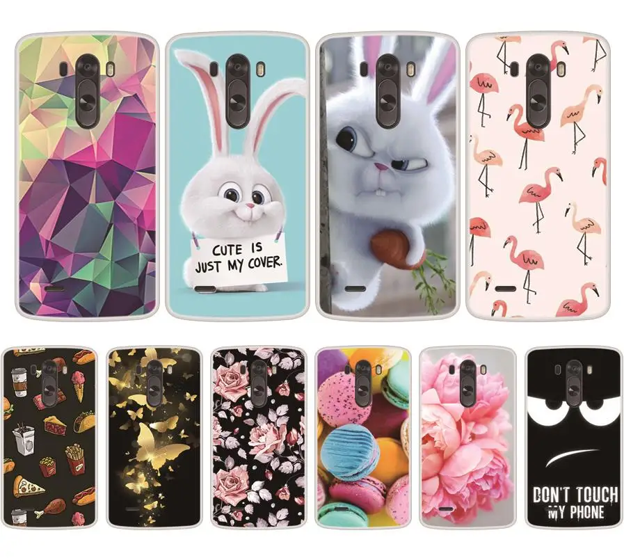 Чехол для телефона LG G3 Мягкий Силиконовый ТПУ шикарный узор печать D855 чехлы |