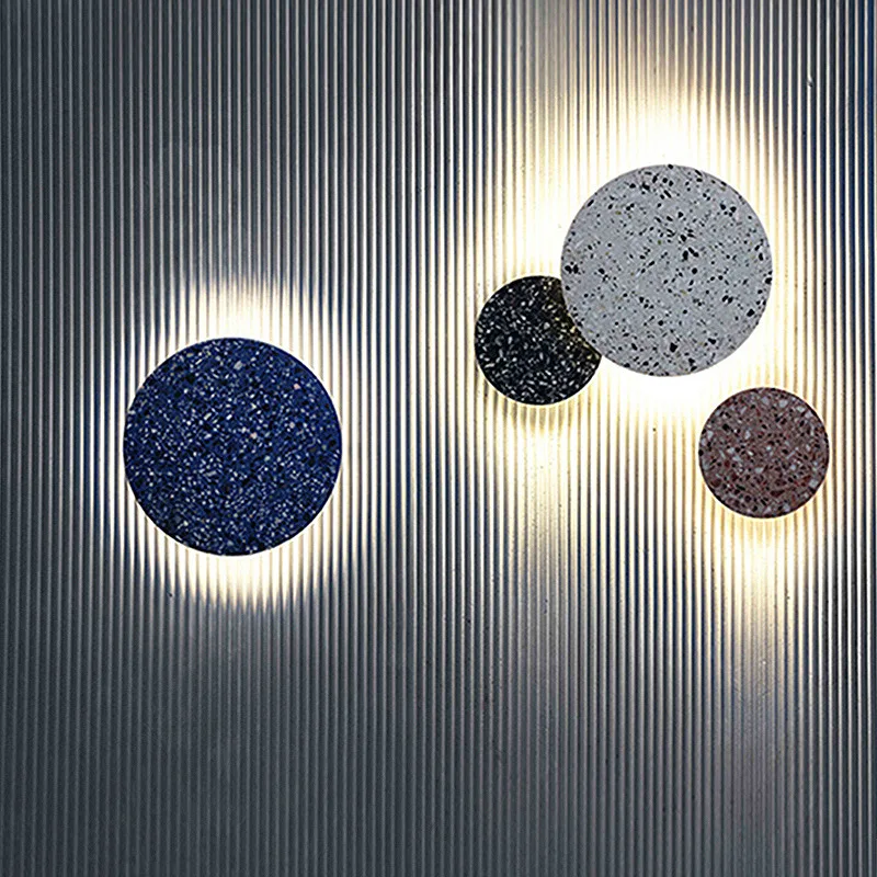 

lamp Nordic contracted aisle corridors stair lamp use web celebrity bedside lamp lamp qing terrazzo bedroom wall lamp