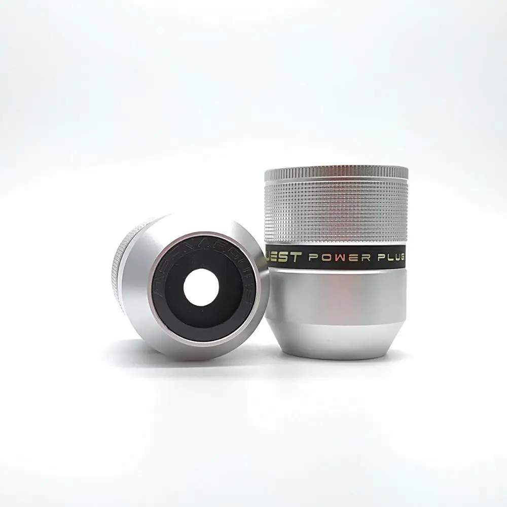SONARQUEST E25-Ag(T) C25-Ag(T) Высокое из искусственного шелка с серебряным покрытием; Большие европейские Schuko EU Мощность Plug& IEC разъем для аудио-усилитель