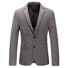 Мужской модный брендовый блейзер в британском стиле, повседневный приталенный мужской пиджак, блейзеры, мужское пальто Terno Masculino, большие размеры 4XL# R