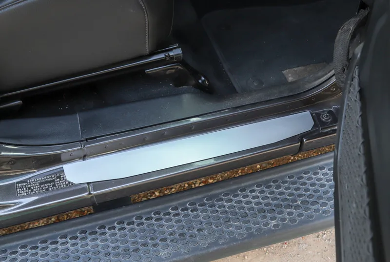 2 doors Sansour автомобиль Nerf баров ходовые доски для Jeep Wrangler JL автомобильный порог Накладка наклейки для Jeep JL Wrangler 2 двери - Название цвета: 2 doors