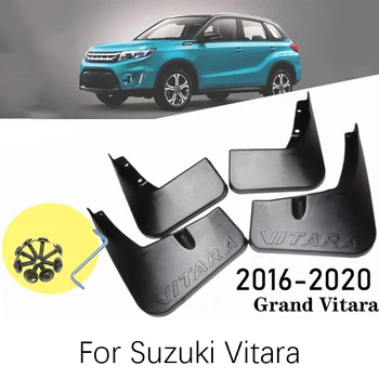 

Set of 4 car Front and Rear Splash Guard Mud Flaps mudguards fender For Suzuki Vitra 2016-2020 car Accessories