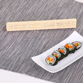 

Bamboo Sushi Mat Onigiri Rice Roller Rolling mats Maker Tool Supplies Roll Tools Kitchen Accessories green and healthy Sushi mat