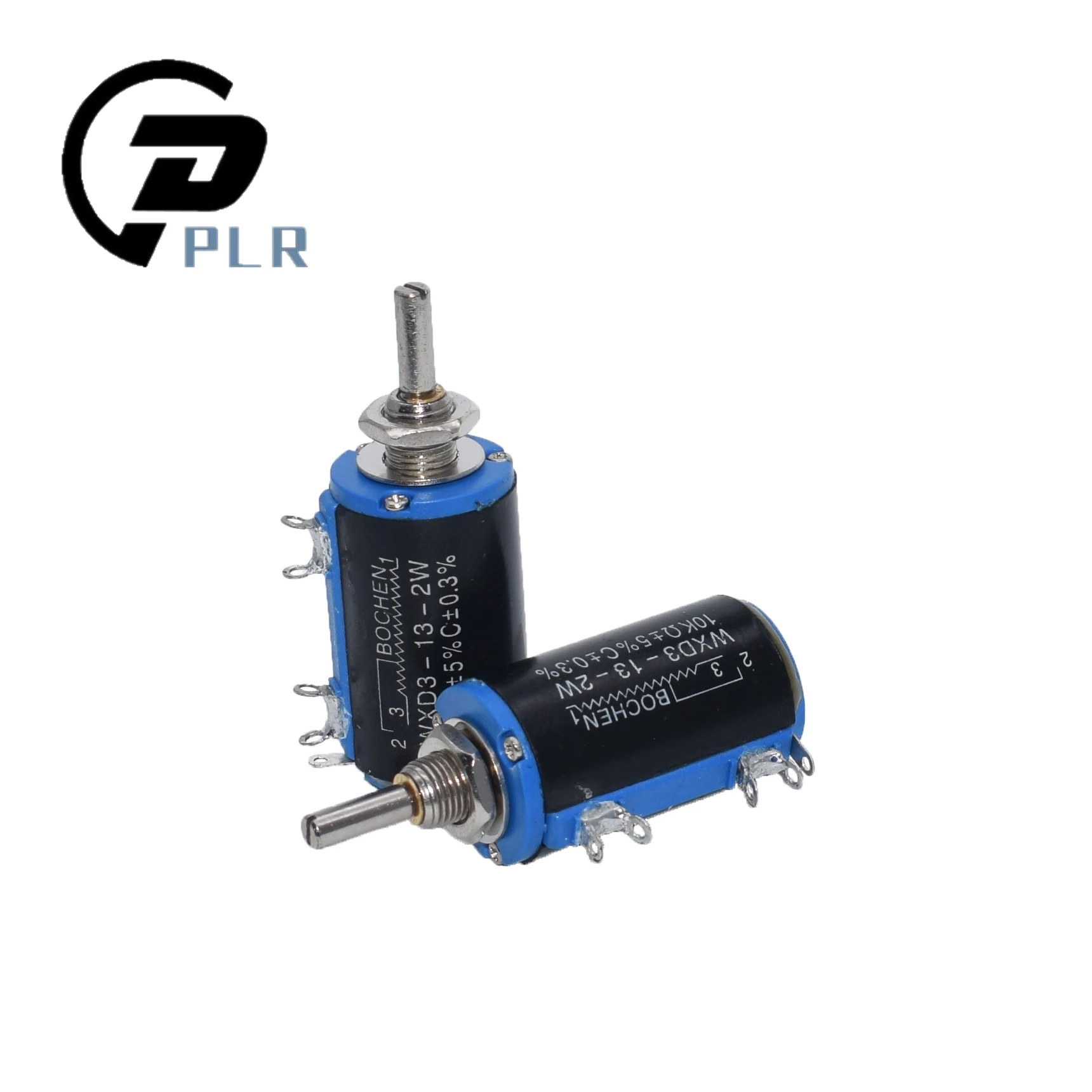 1pcs WXD3-13-2W 103 Shaft Dia 1K/2.2K/3.3K/4.7K/5.6K/10K/22K/33K/47K/100K Ohm Rotary side Multiturn Potentiometer