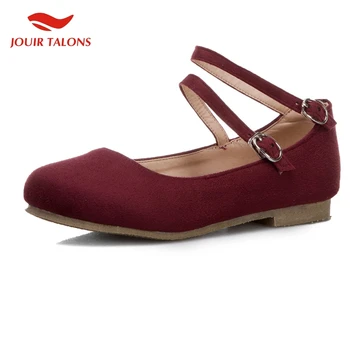 

New Arrivals Large Size 43 Summer Youthful Sweet Belt Buckles Women Shoes Mary Janes Pumps Woman