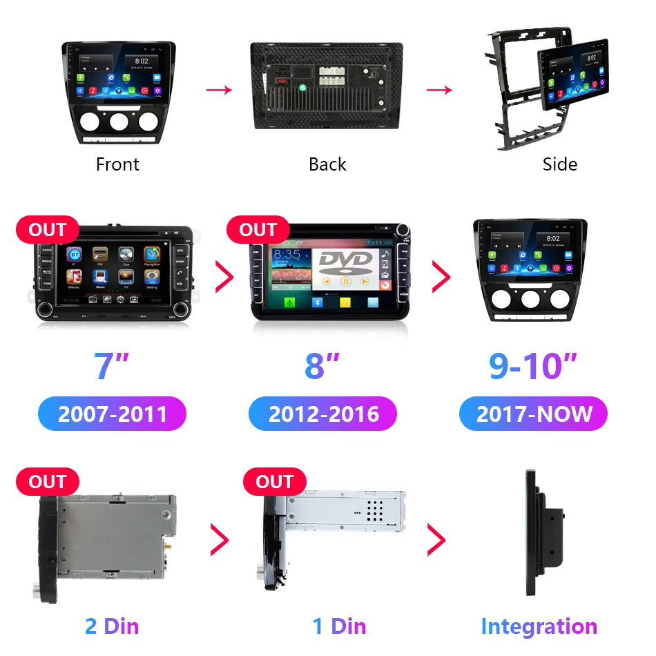 Flash Deal Jansite Android Car Radio for Skoda Octavia 2 A5 2008-2013 GPS navigation 4G Network WIFI audio player 2 din Radio Tuner 19
