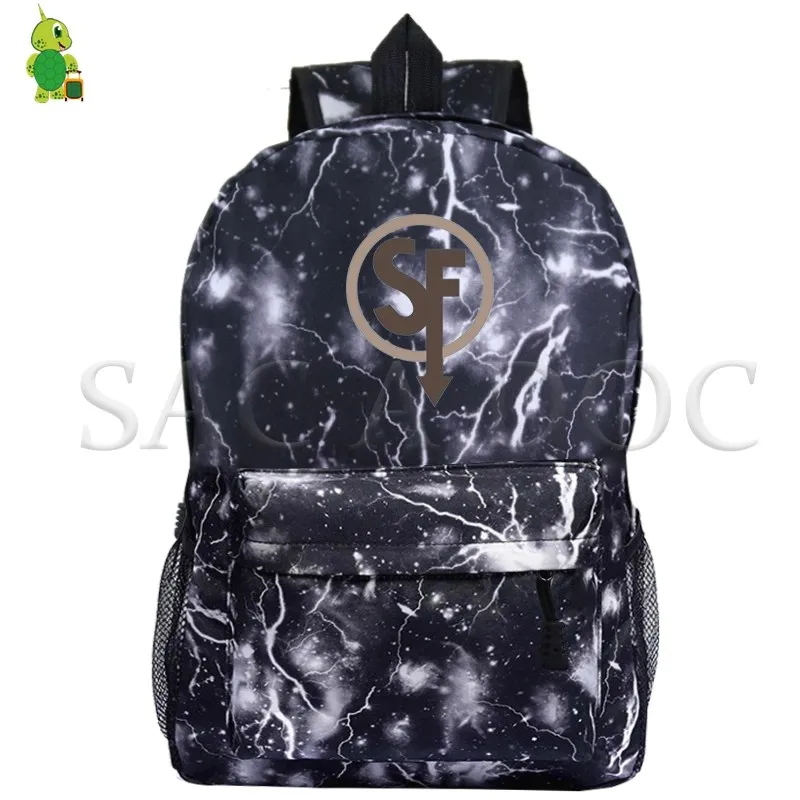 4 Sally Face Mochila рюкзак с рисунком галактики пространства для подростков, школьные сумки для женщин и мужчин, рюкзак для ноутбука, рюкзак для путешествий, детские сумки для книг - Цвет: 4
