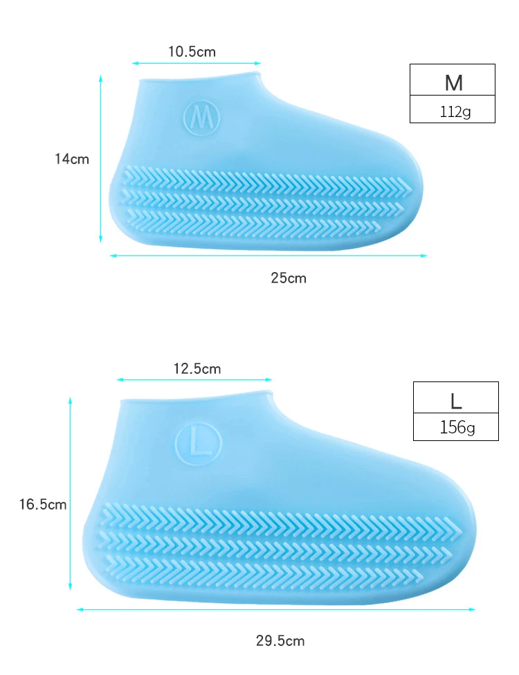 Силиконовые резиновые сапоги чехол Портативный носимый силиконовый рукав легко моется рециркуляция Открытый водонепроницаемый и пылезащитный бахилы