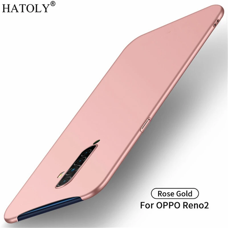 For Smooth Cover Oppo Reno2 Case Reno 2 Ultra-thin Hard PC Protective Free Shipping HATOLY 6.5&quot | Мобильные телефоны и