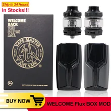 Приветственный флюс бокс мод 200 Вт электронная сигарета vape мод с OLED 1,3 дюймов цветной экран rig MOD 510 поток Pro SubTank электронная сигарета мод