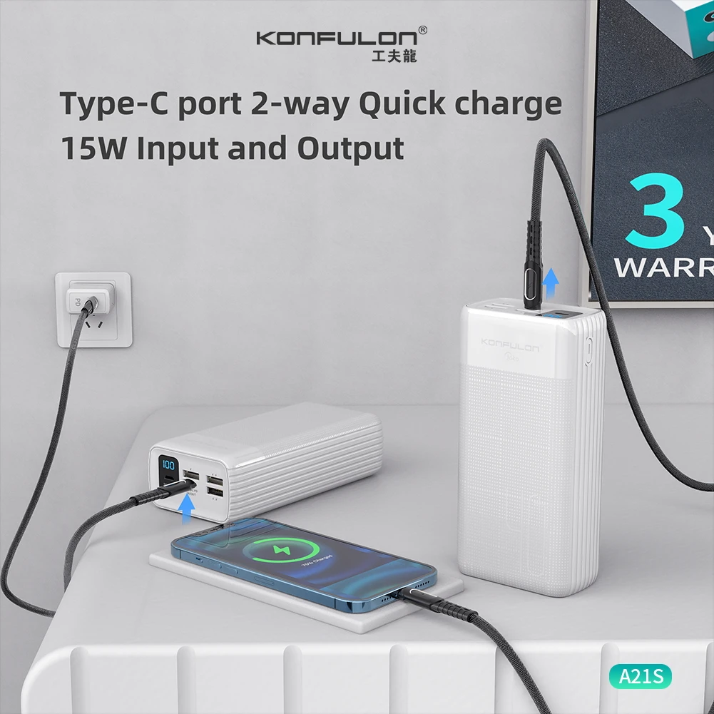 18W QC 3.0 Power Bank 40000mah 20W PD Two-Way Quick Charge Bank Power12V Powerbank For Laptop/Notebook Power Bank For IPhone 12 best power bank for iphone