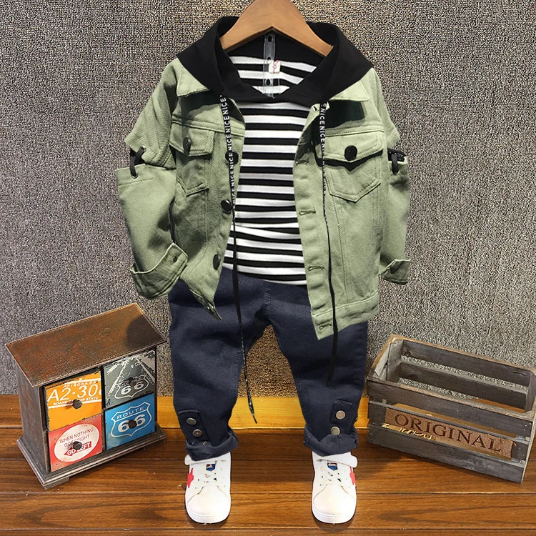 baby boy black denim jacket